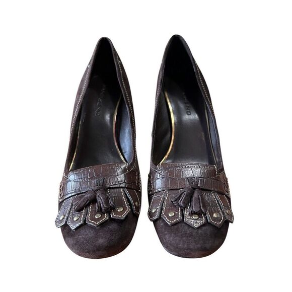 Bandolino chocolate Nubuck Heel Women’s Size 10 New with Box - Picture 4 of 11